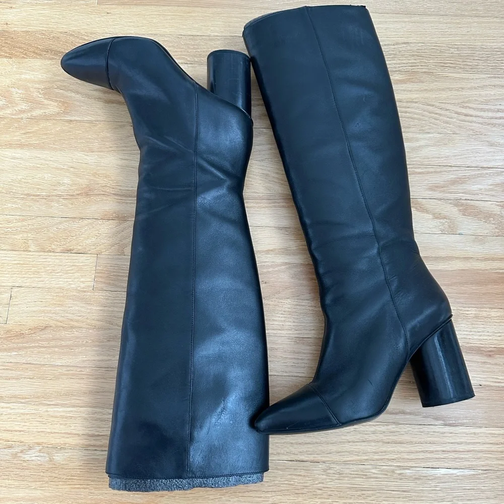 Nine West Black Over the Knee Boots - Picture 3 of 5